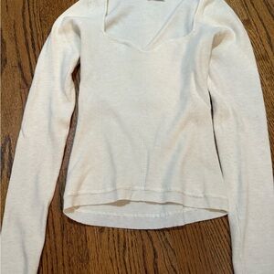 Wilfred Cream Long Sleeve Women's Top